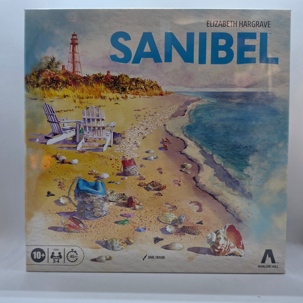 Sanibel Board Game Elizabeth Hargrave Avalon Hill Hasbro Games New Sealed G2807
